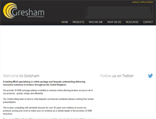 Tablet Screenshot of greshamonline.net